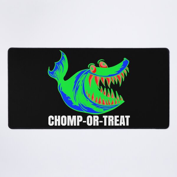 Item preview, Halloween Trick-or-Treat Creepy Cute Cartoon Shark Monster designed and sold by CharJens.