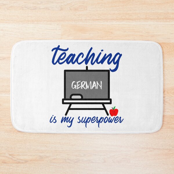 Item preview, teaching GERMAN is my superpower designed and sold by tiemistico.