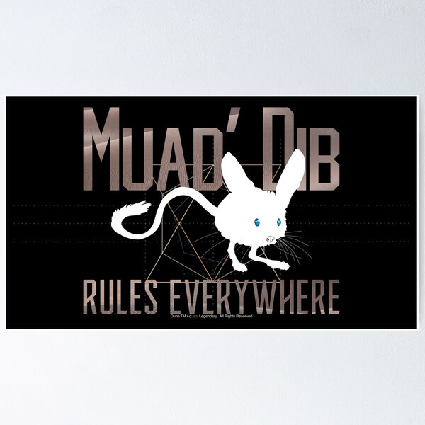 Item preview, Muad Dib Rules Everywhere-Dune-Arrakis Desert Mouse designed and sold by YomeHayin.