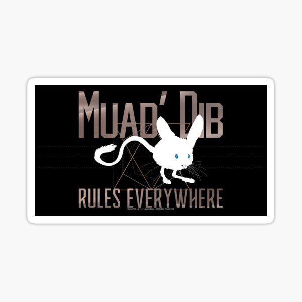 Item preview, Muad Dib Rules Everywhere-Dune-Arrakis Desert Mouse designed and sold by YomeHayin.