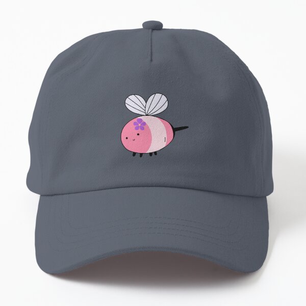 Subtle Sapphic Bee. sapphic bee. wlw bee Dad Hat