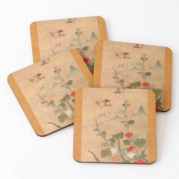 Item preview, Birds and Flowers in Autumn - XVI Century Japan by Shikibu Terutada  designed and sold by WaratahColours.