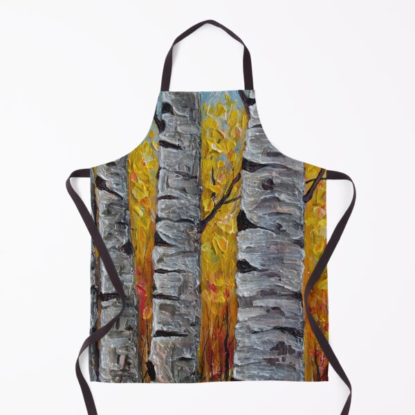 Item preview, Impressionistic Colorado Aspen Trees Vertical Panorama designed and sold by Rocky Mountain Artistry.