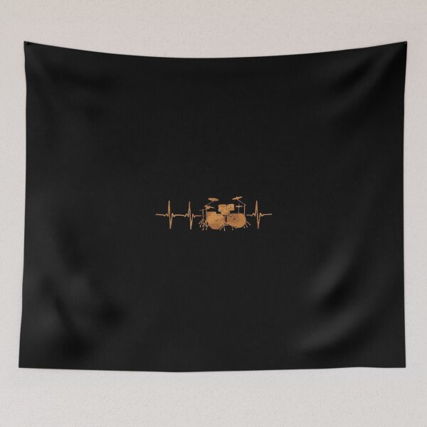 Item preview, Drums Heartbeat Hoodie Music Drumming Gift For Drummers designed and sold by azerbaija.