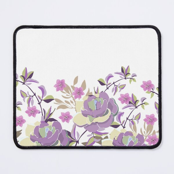 Item preview, Floral Seamless Border with Pink Flowers designed and sold by GeeHanz.