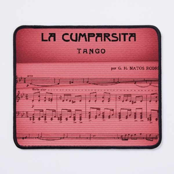 Item preview, La Cumparsita Sheet Music Strips Red Pop Art designed and sold by infinitetango.