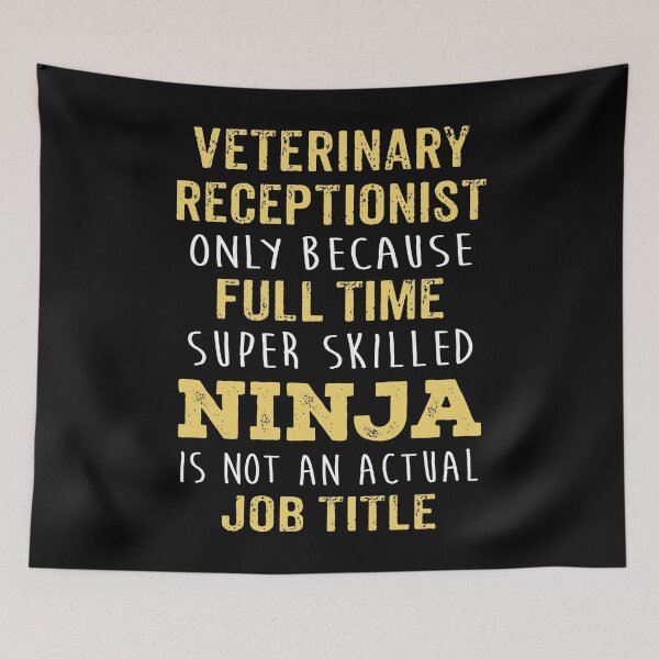 Item preview, Veterinary Receptionist designed and sold by CeciLop.