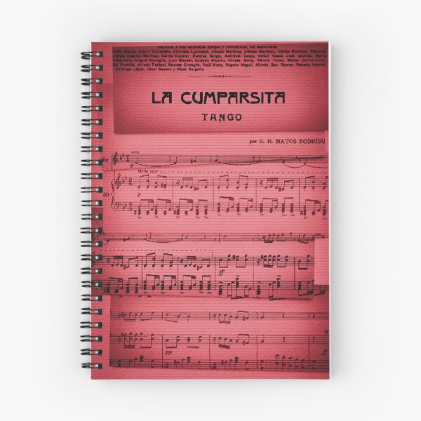 Item preview, La Cumparsita Sheet Music Strips Red Pop Art designed and sold by infinitetango.