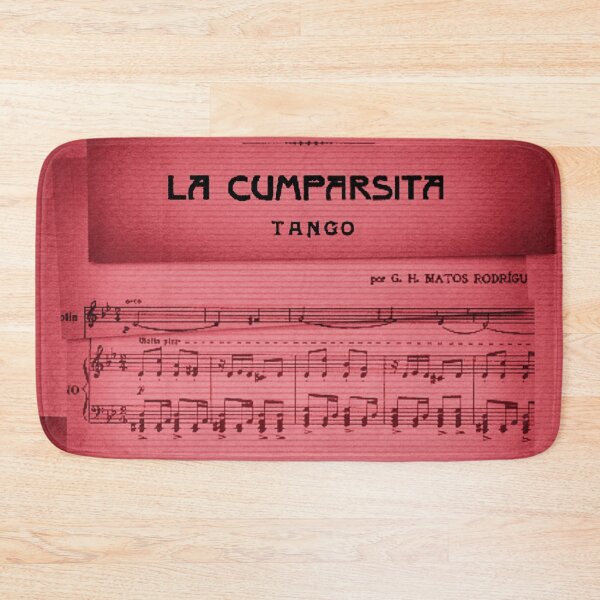 Item preview, La Cumparsita Sheet Music Strips Red Pop Art designed and sold by infinitetango.