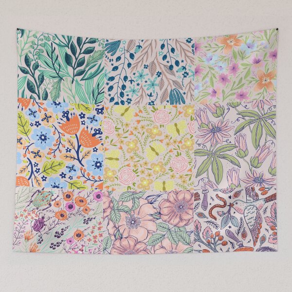 Item preview, Colorful Flowers and Cool Pattern designed and sold by Pinguwing.