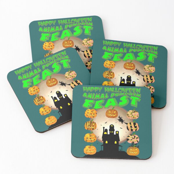 Item preview,  Happy Halloween Animal Pumpkin Feast designed and sold by LRGraphics.
