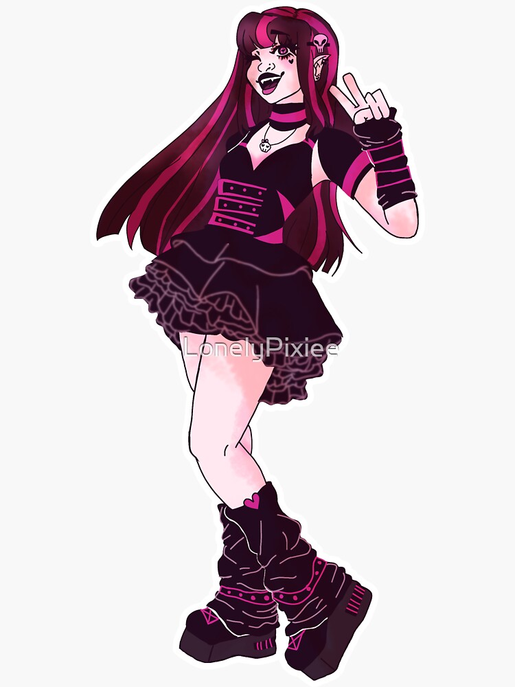 Draculaura Monster High Fanart Sticker by Neroxad