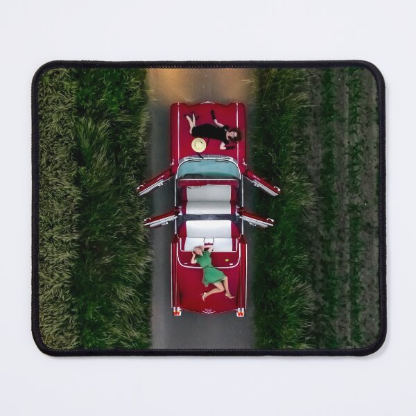 Item preview, Elvis Presley's times red Cadillac and a beautiful young girl designed and sold by Alexander Sorokopud.