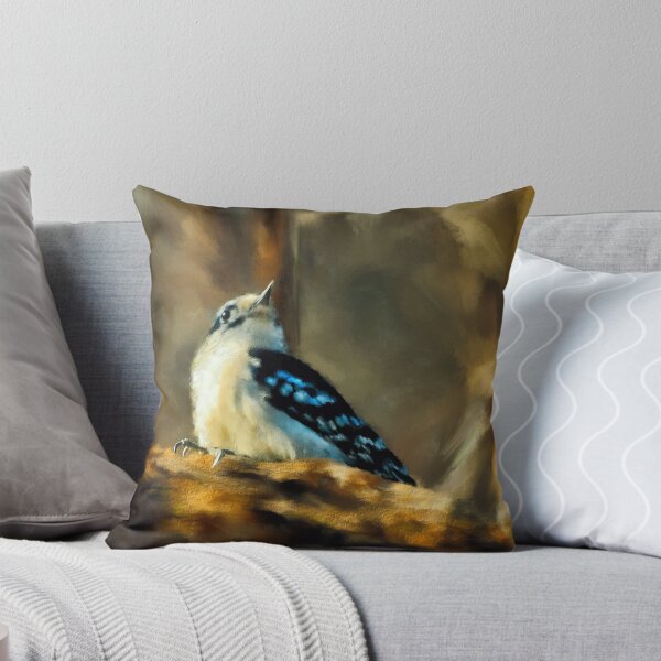 Item preview, Little Downy Woodpecker In The Woods designed and sold by Lois  Bryan.