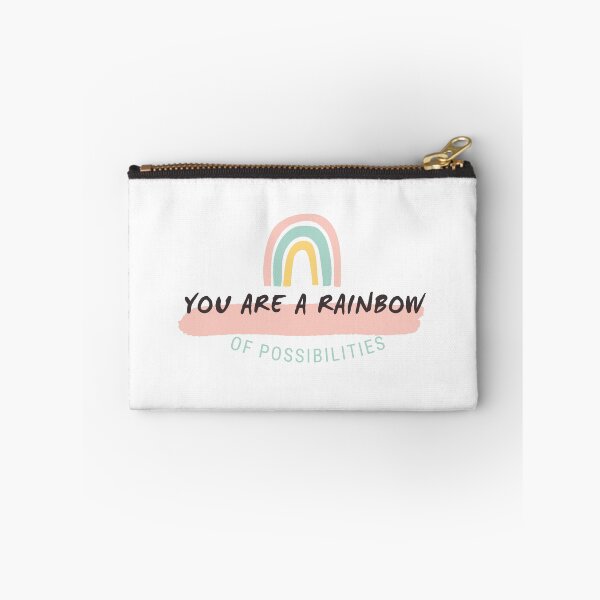 Item preview, You are a rainbow of possibilities Quote Sticker designed and sold by Shery's Studio.