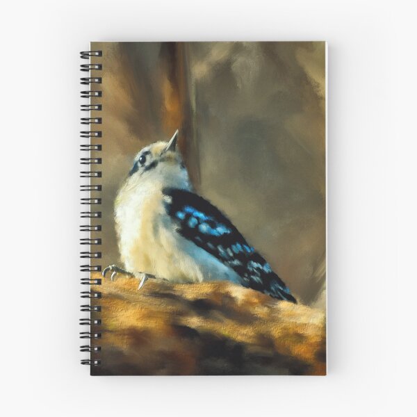 Item preview, Little Downy Woodpecker In The Woods designed and sold by Lois  Bryan.