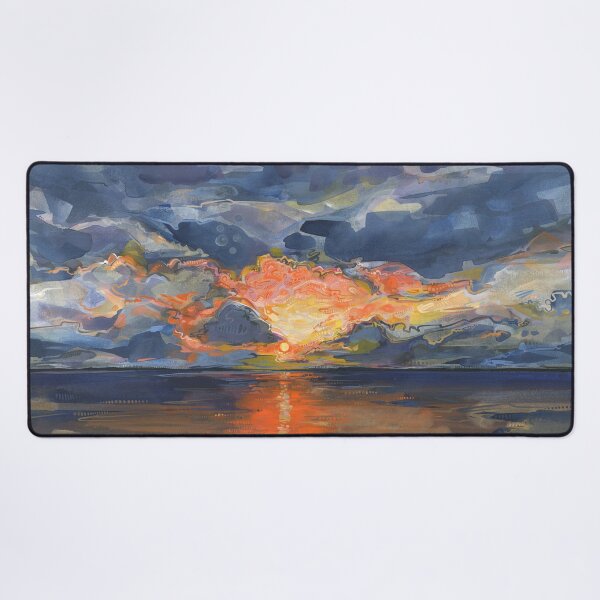 Item preview, Cloudy Sunset over the Bay designed and sold by Gwenn Seemel.
