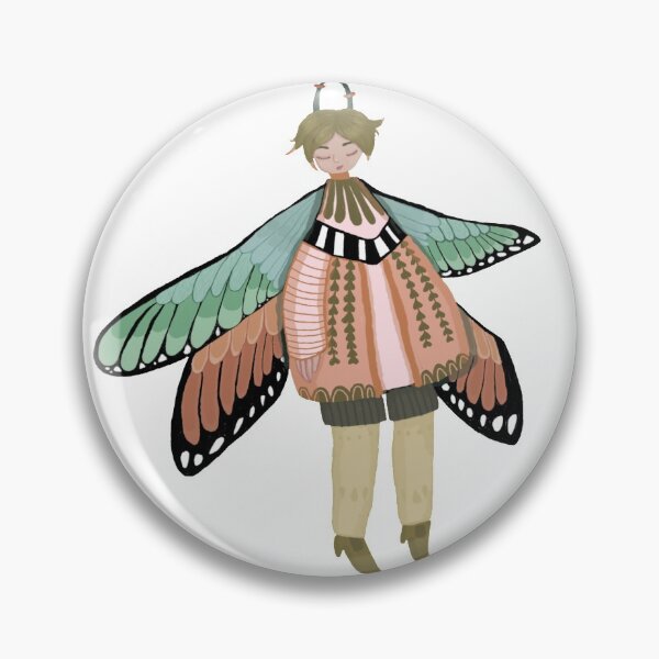 Item preview, Whimisical Fairy Butterfly Girl - Pastel Illustration  designed and sold by mumblesmusic.
