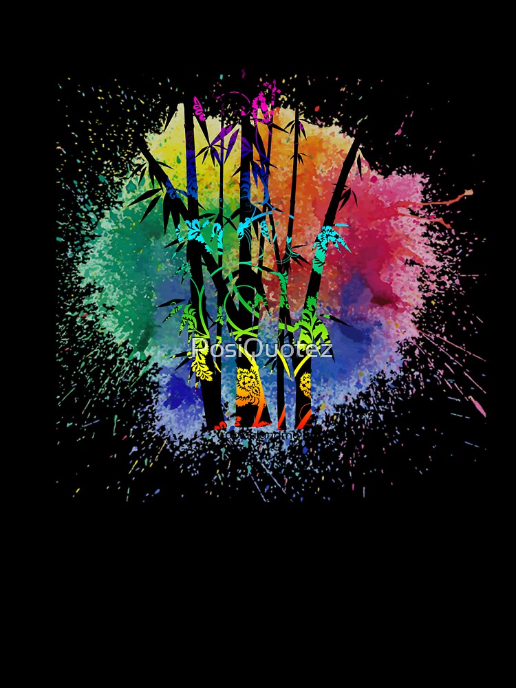 Thumbnail 7 of 7, Oversized T-Shirt, Bamboo Splash designed and sold by PosiQuotez.