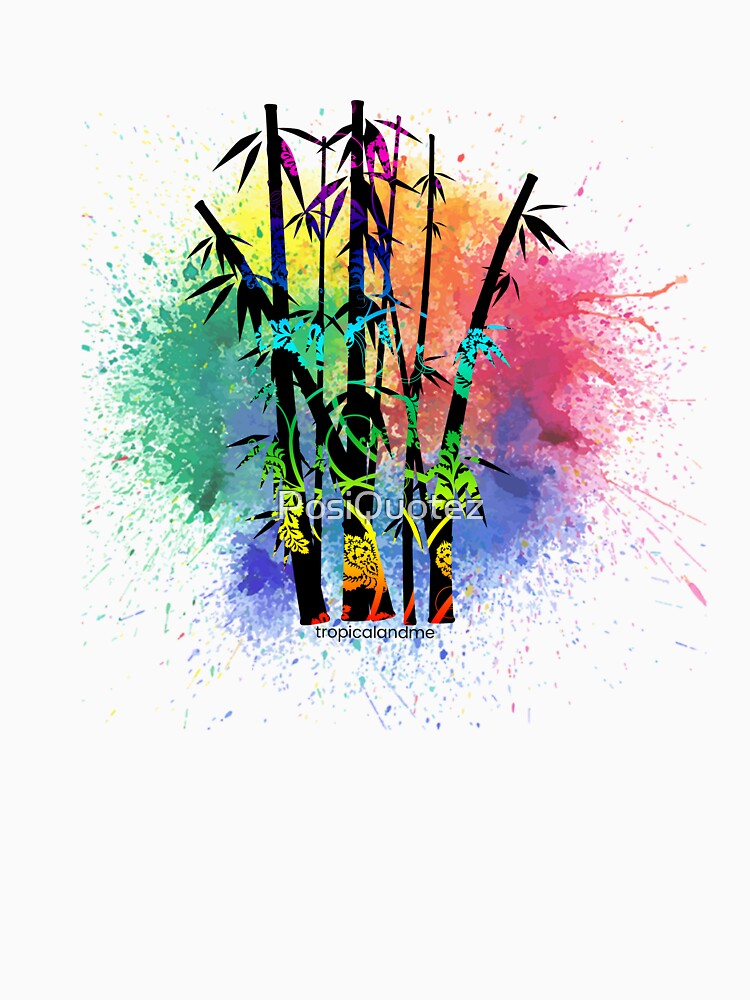 Thumbnail 7 of 7, Essential T-Shirt, Bamboo Splash designed and sold by PosiQuotez.