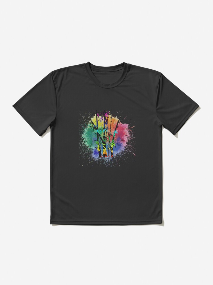 Thumbnail 2 of 7, Active T-Shirt, Bamboo Splash designed and sold by PosiQuotez.