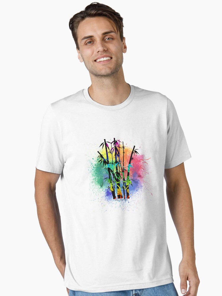 Thumbnail 1 of 7, Essential T-Shirt, Bamboo Splash designed and sold by PosiQuotez.