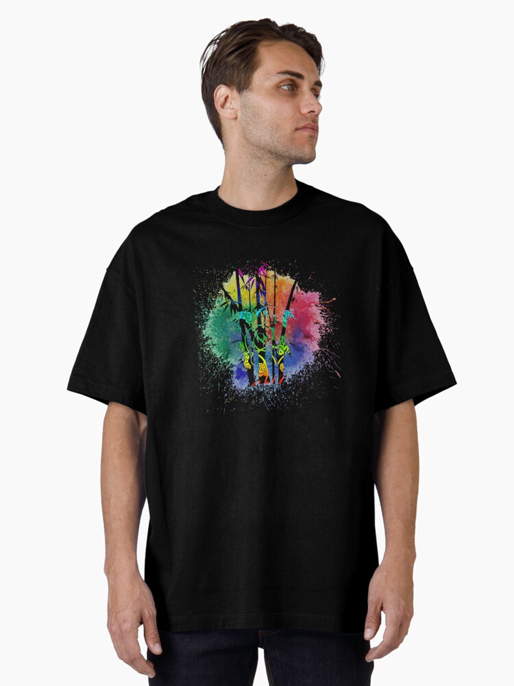 Thumbnail 1 of 7, Oversized T-Shirt, Bamboo Splash designed and sold by PosiQuotez.