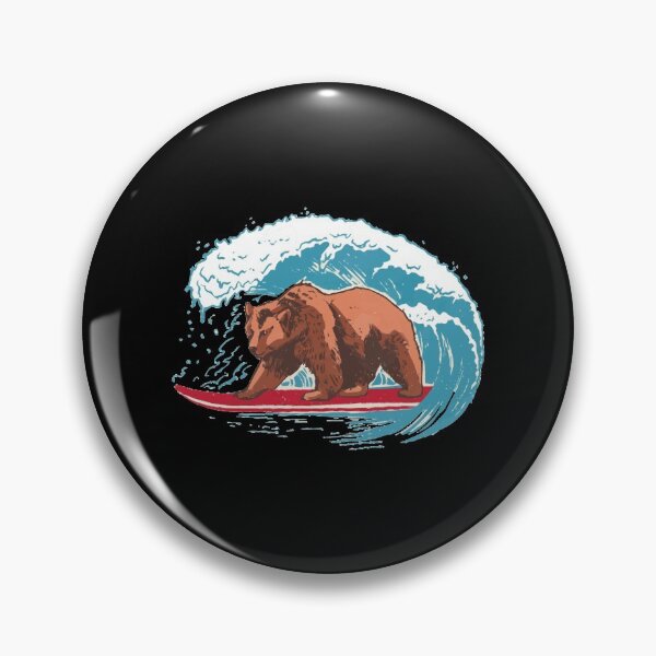 Item preview, Surfing bear designed and sold by zaher97.
