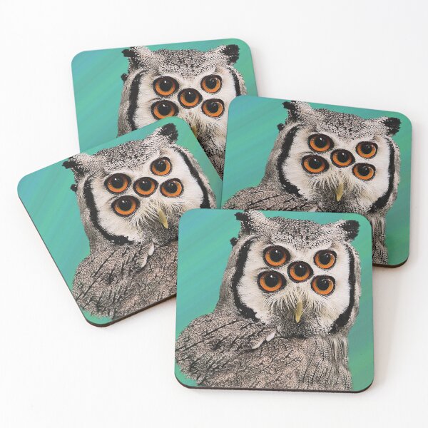 Item preview, Horned Owl as Spirit Animal designed and sold by Loveday Funck.