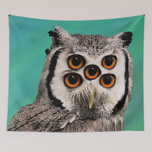 Item preview, Horned Owl as Spirit Animal designed and sold by Loveday Funck.