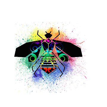 Artwork thumbnail, Bee Splash by PosiQuotez