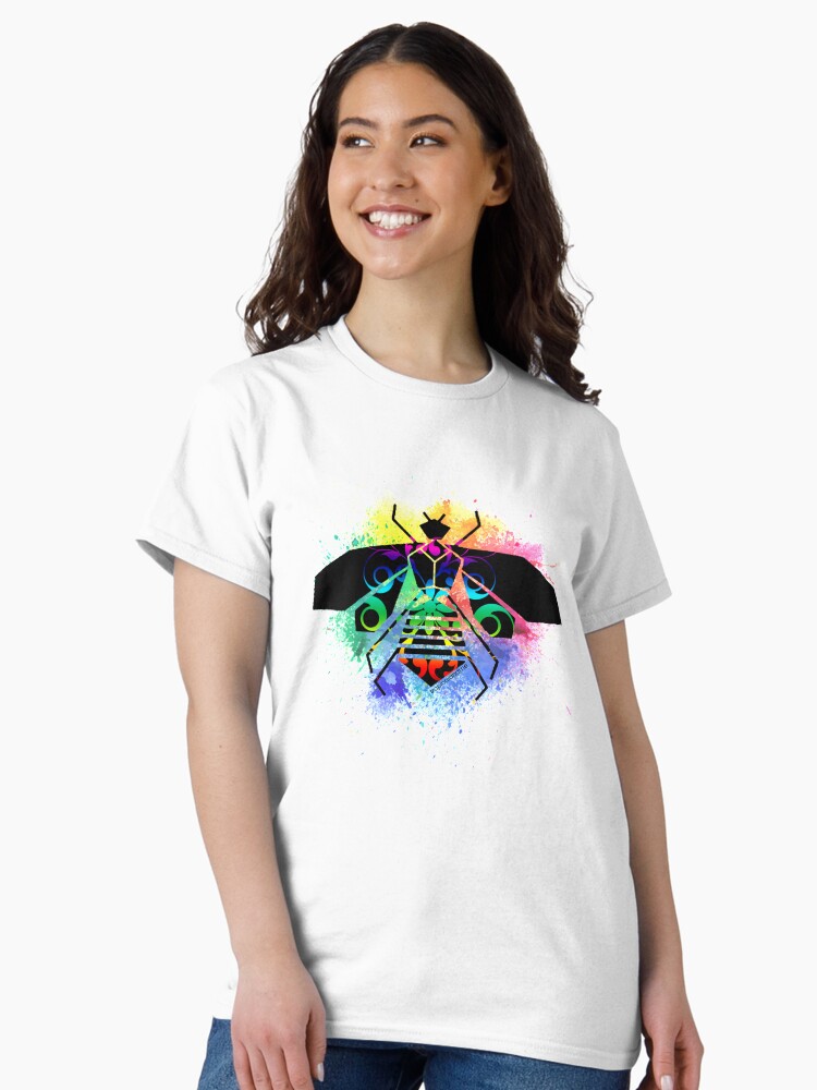 Thumbnail 2 of 7, Classic T-Shirt, Bee Splash designed and sold by PosiQuotez.