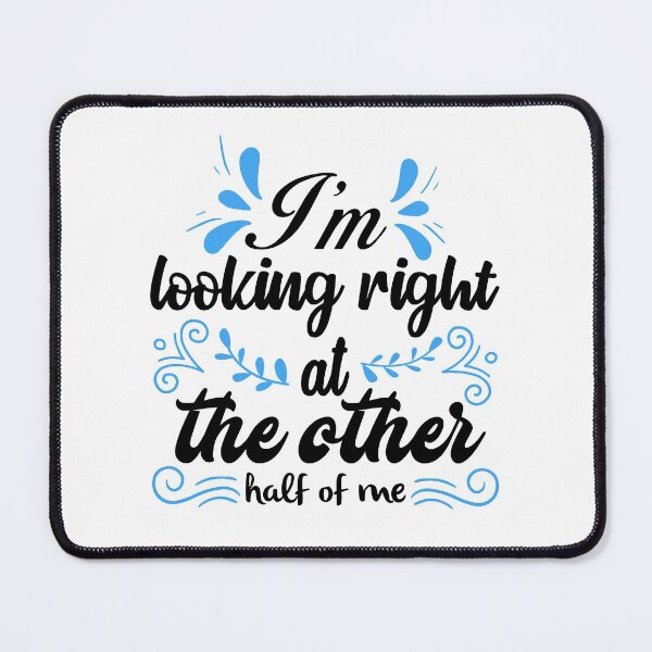 Item preview, I'm looking right at the other half of me - Justin Timberlake - Mirrors - Black designed and sold by CataRedBubble.