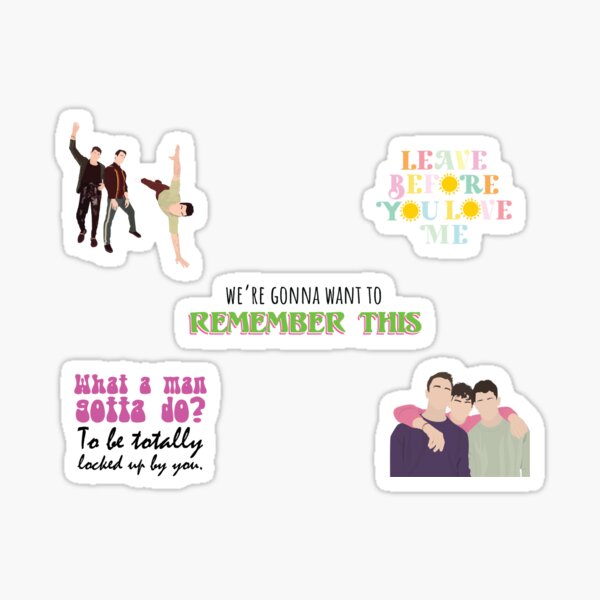 Remember This Tour sticker pack Sticker