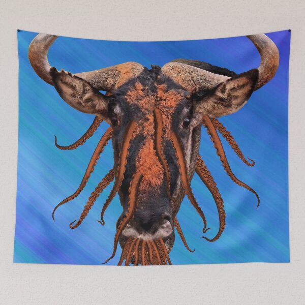 Item preview, Wildebeest as Spirit Animal designed and sold by Loveday Funck.