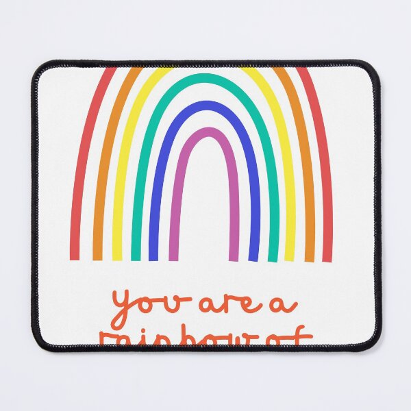 Item preview, You are a rainbow of possibilities Quote Sticker designed and sold by Shery's Studio.