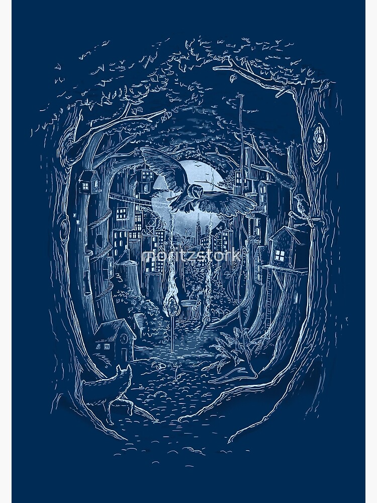 Thumbnail 3 von 3, Poster, Durch den Wald designt und verkauft von moritzstork.