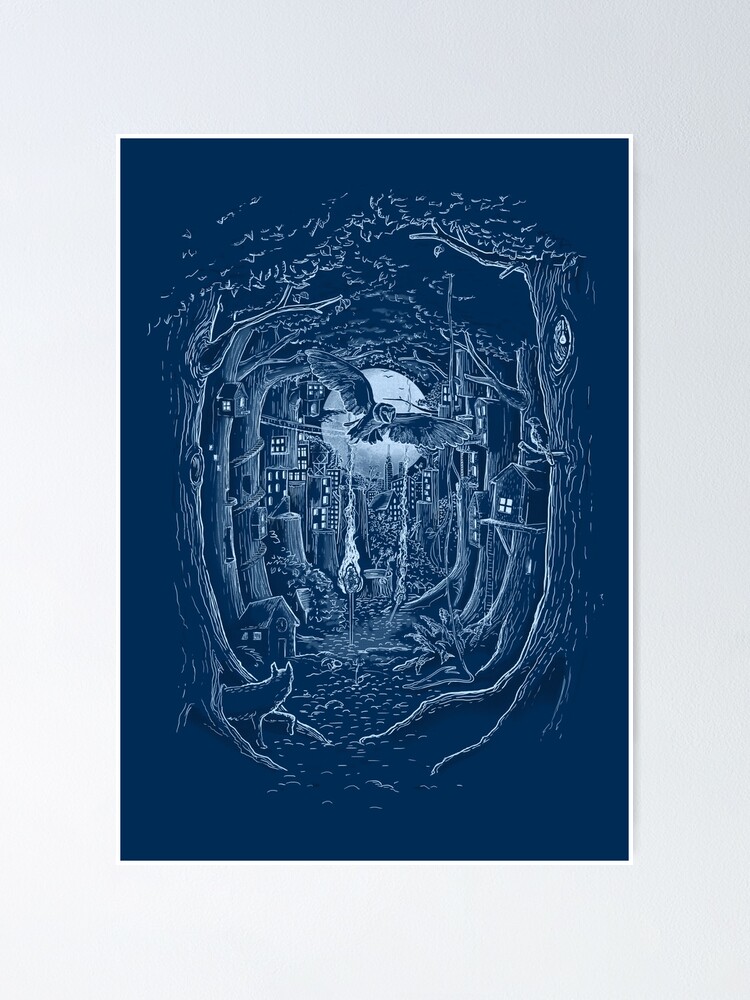 Thumbnail 1 von 3, Poster, Durch den Wald designt und verkauft von moritzstork.