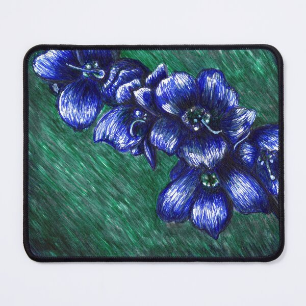 Item preview, African Violets Line Marker Drawing Design designed and sold by KLoganArt.