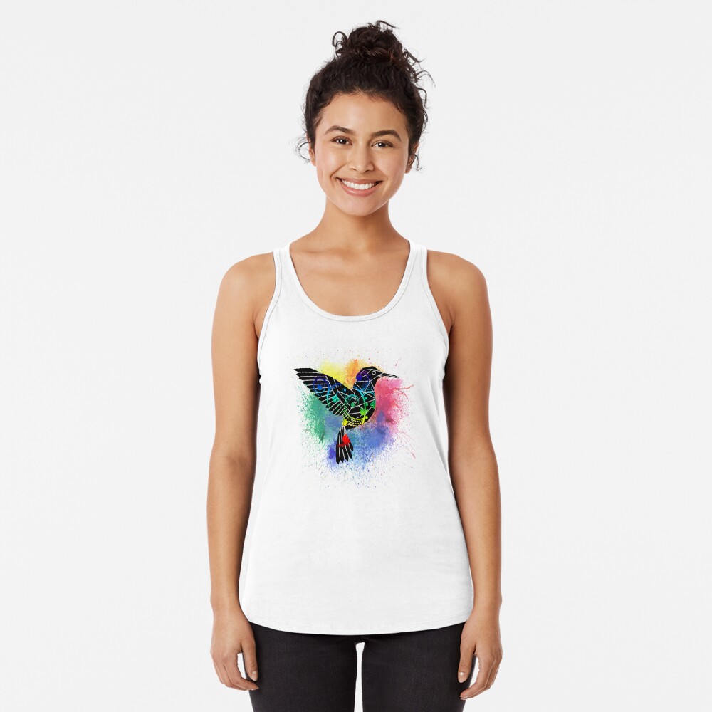 Item preview, Racerback Tank Top designed and sold by PosiQuotez.