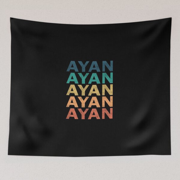 Item preview, Ayan Name T Shirt - Ayan Vintage Retro Ayan Name Gift Item Tee designed and sold by ymaszcarme.