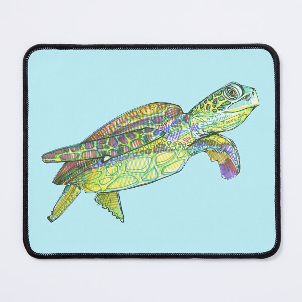 Sea Turtle Drawing - 2015 Mouse Pad
