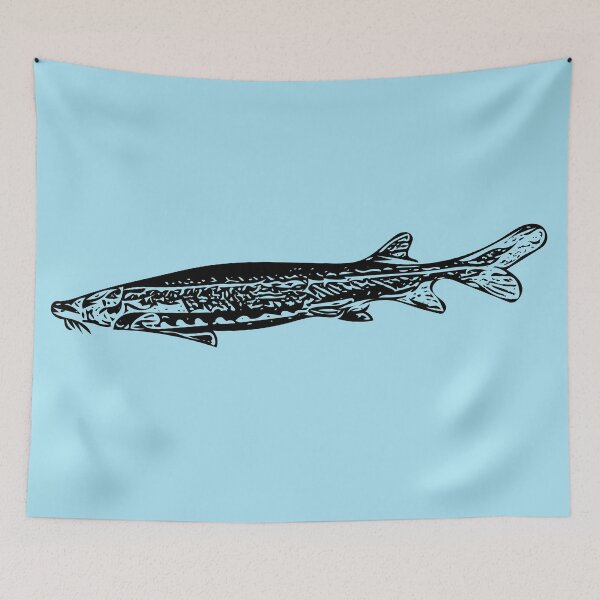 Item preview, Atlantic Sturgeon Black Design  designed and sold by designsasstultd.