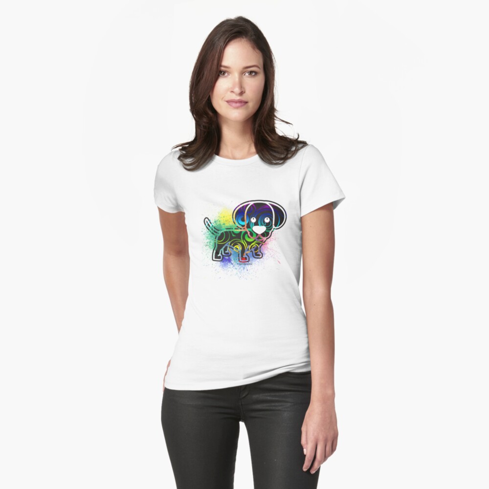 Item preview, Fitted T-Shirt designed and sold by PosiQuotez.