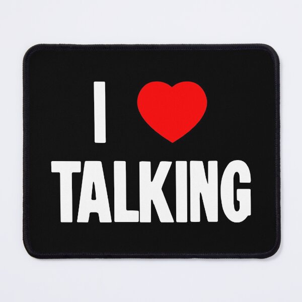 Item preview, I [Heart] Talking designed and sold by Good-Looking Corpse.