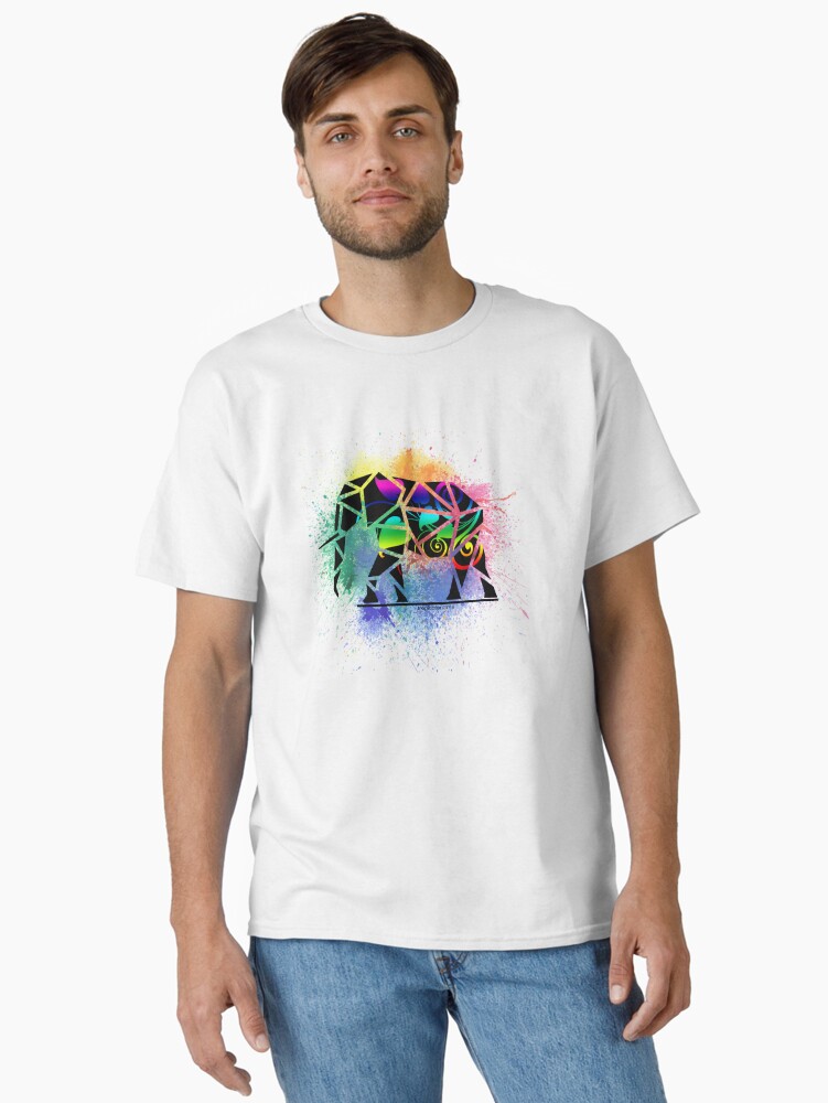 Thumbnail 2 of 7, Classic T-Shirt, Elephant Splash designed and sold by PosiQuotez.