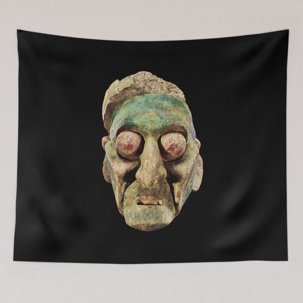 Item preview, Head of an elderly Mayan god (2) designed and sold by DotorEaon.