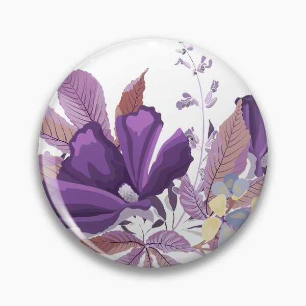 Item preview, Purple, Yellow Flowers, Sage, Salvia designed and sold by GeeHanz.