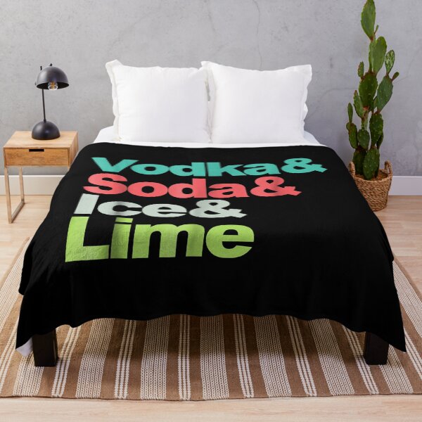 Item preview, Funny Wine Lover Drinking Vodka Soda Ice Lime designed and sold by WilliamQuinnell.