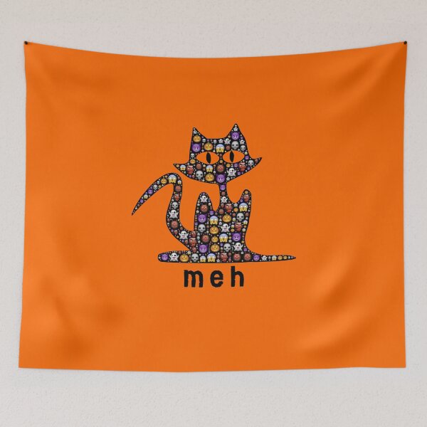 Item preview, Funny Meh Cat - Halloween Spirit - We Are Not Afraid-FOR MEN, WOMEN, TEENS designed and sold by Sun Sand & Sea Art.